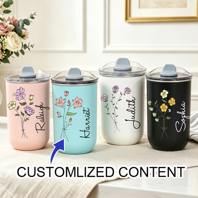 Coffee Equipment Eu - Custom Name Wildflower Coffee Mug, Hand