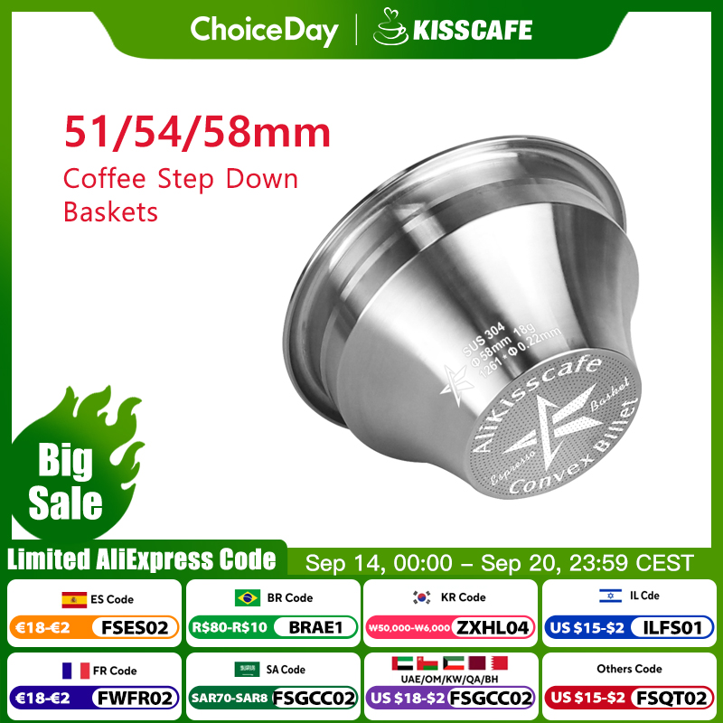 Coffee Equipment - Alikisscafe Variable Diameter Portafilter Basket Step