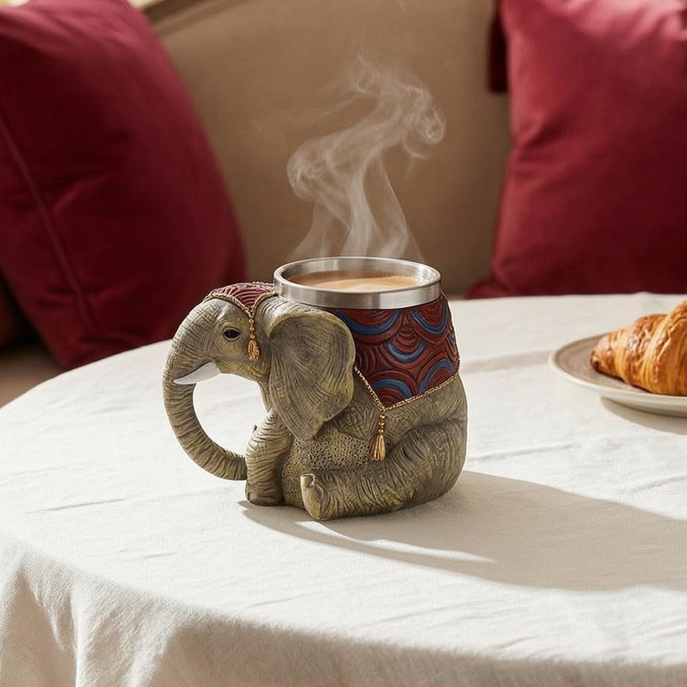 Elephant Mug Resin Coffee Cup  - огляд і ціна Coffee Equipment Eu