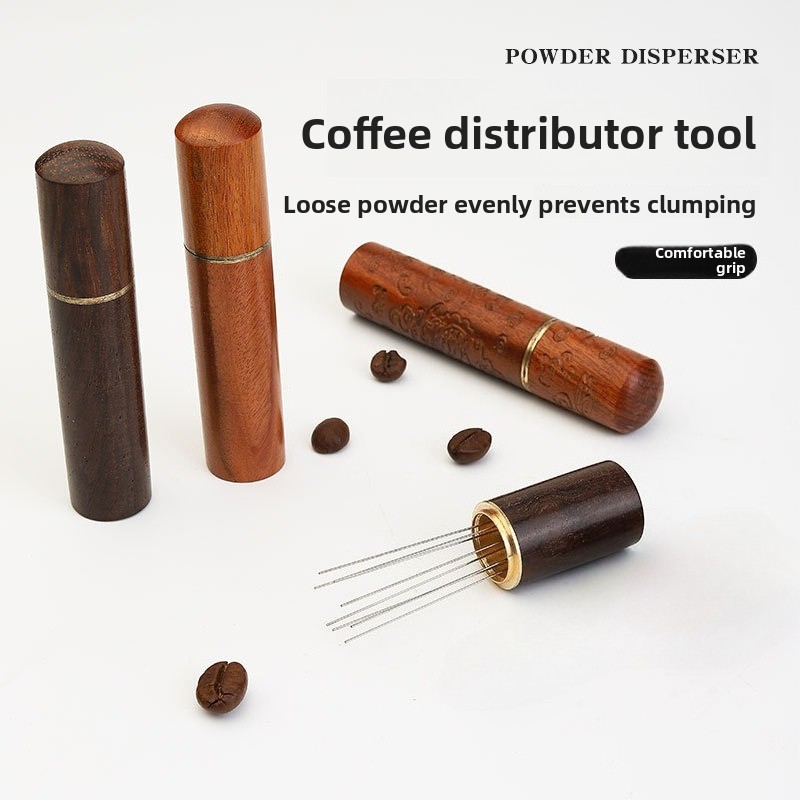 Wood Stainless Steel Coffee Po - огляд і ціна Coffee Distribution Tool