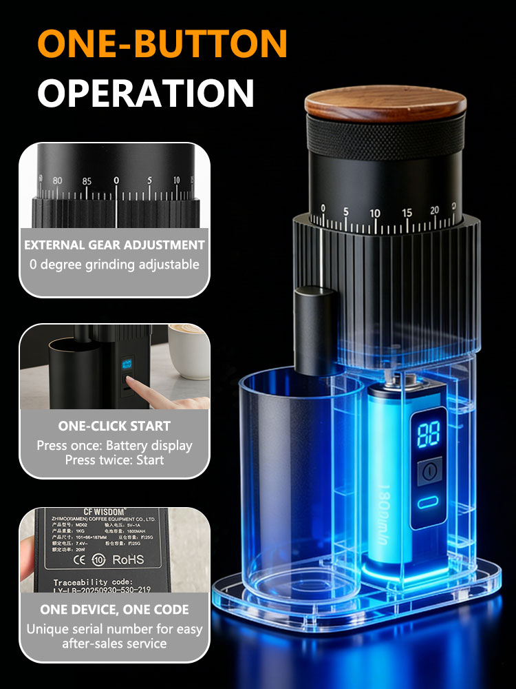 All-Metal Single-Dose Coffee G - огляд і ціна Coffee Equipment Grinder