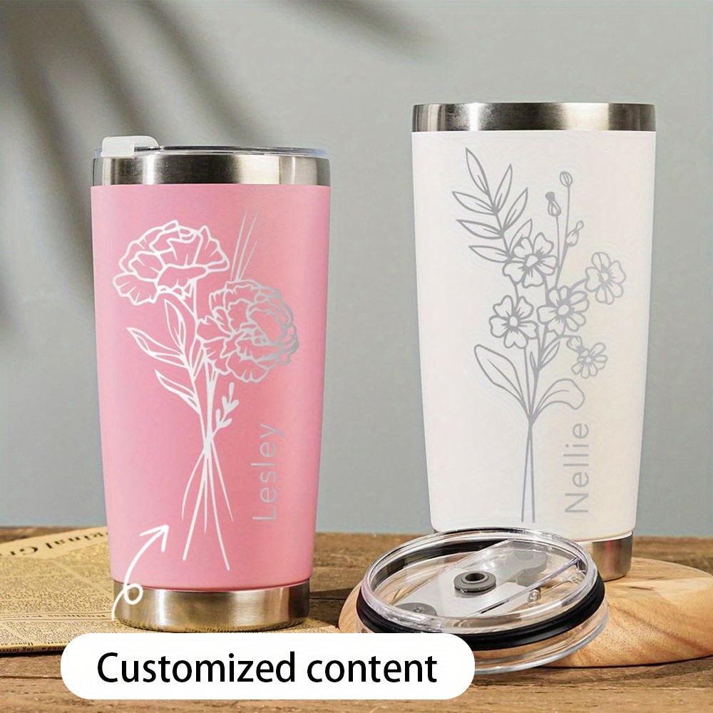 Custom Name Carnation Birth Fl - огляд і ціна Coffee Equipment Eu