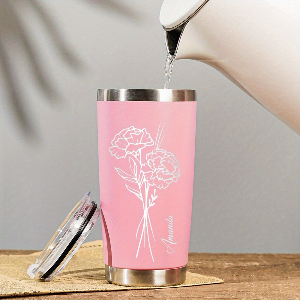Custom Name Carnation Birth Fl - огляд і ціна Coffee Equipment Eu