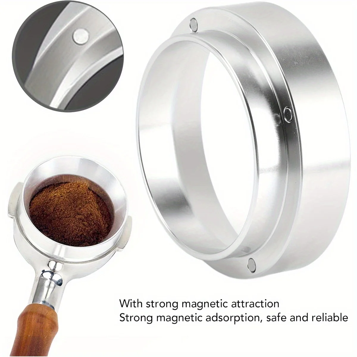 51/53/58mm Espresso Dosing Fun - огляд і ціна Dosing Funnel Ring