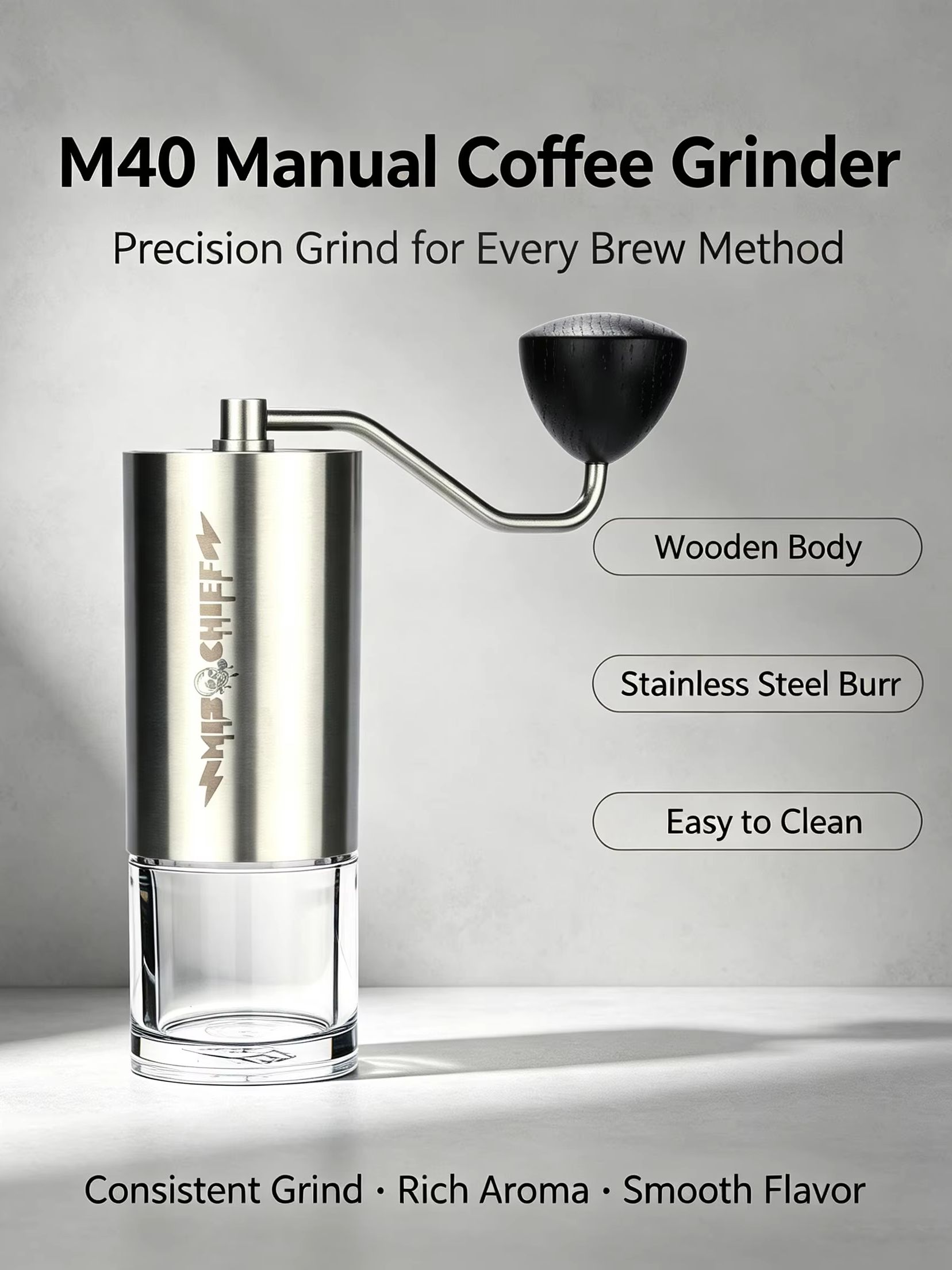 MisChief M40 Manual Coffee Gri - огляд і ціна Coffee Equipment Grinder