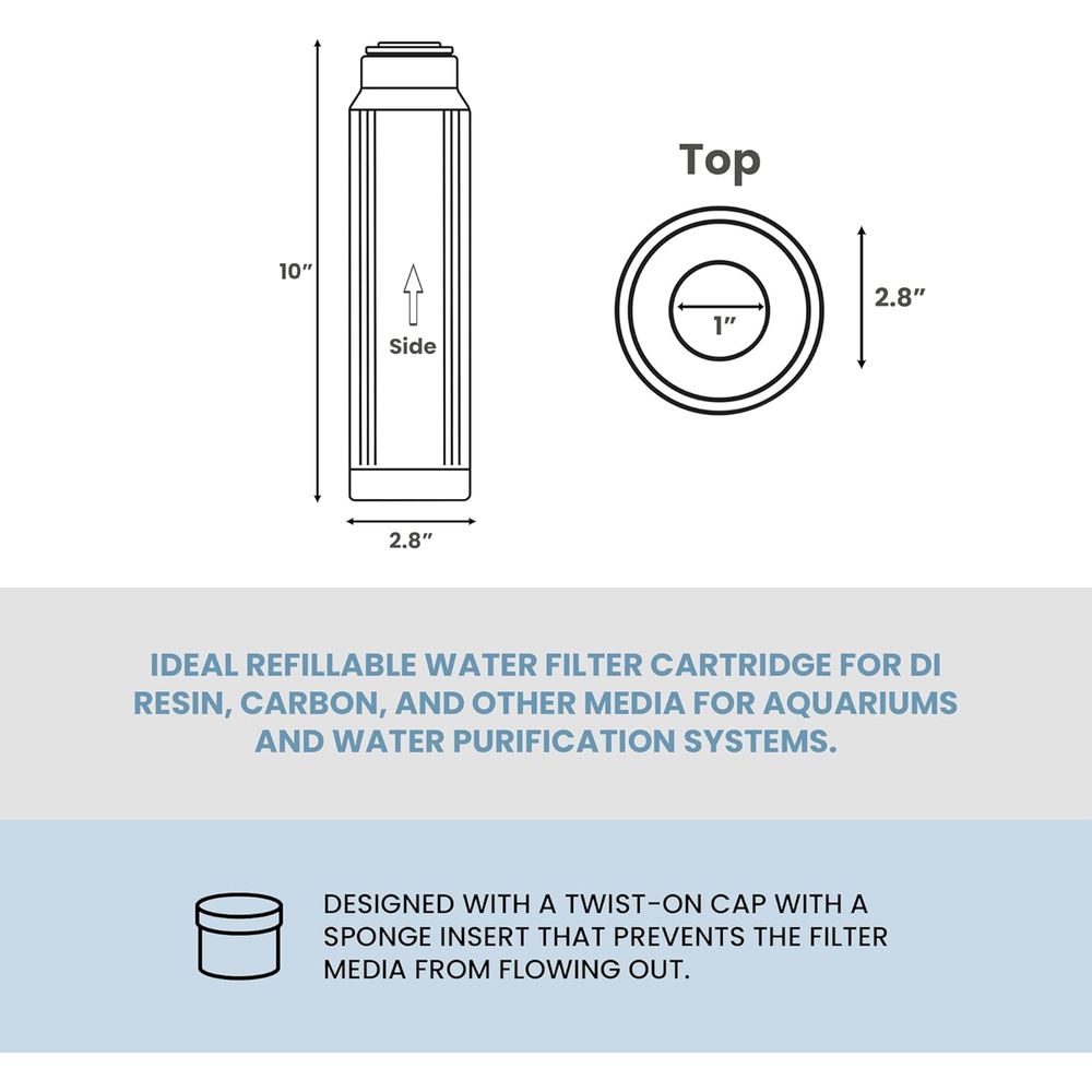 10 x 2.5 Refillable Water Filt - огляд і ціна Water Filter Cartridge
