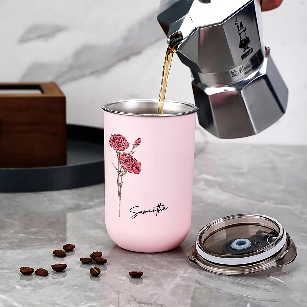 Personalized Birth Flower Coff - огляд і ціна Coffee Equipment Eu