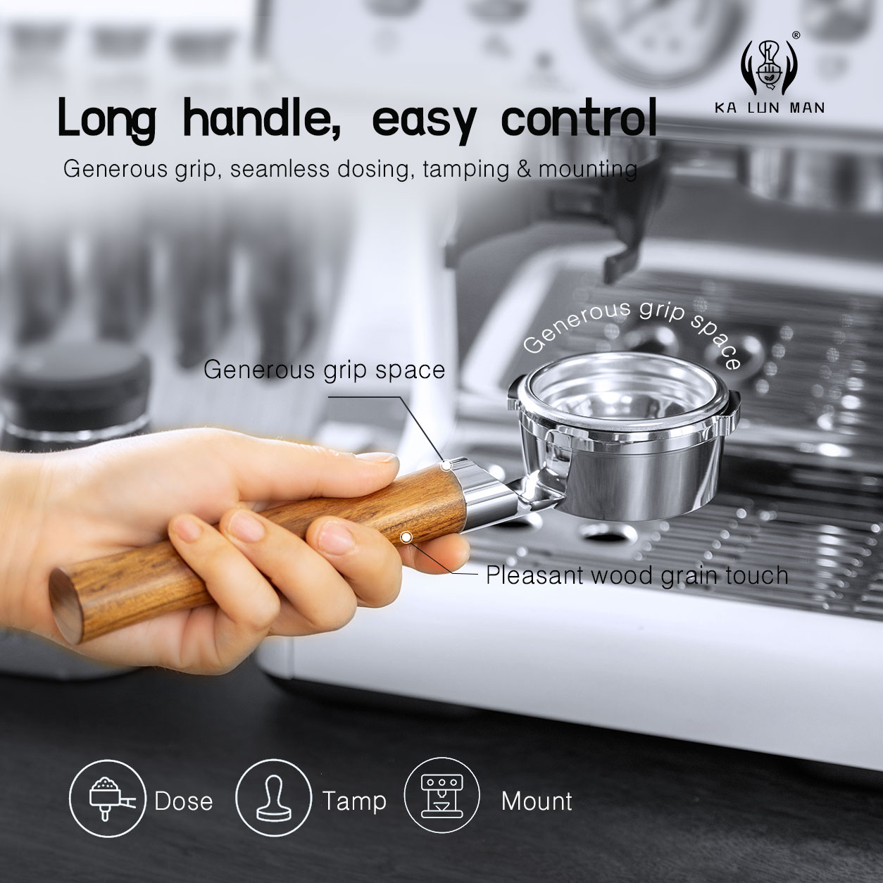 58mm 2‑Lugs Bottomless Portafi - огляд і ціна Equipment Of Coffee Machine