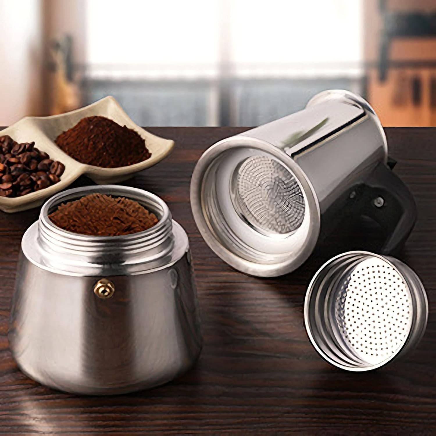 4/6/9 Cups Moka Pot Caffe Mach - огляд і ціна Equipment Of Coffee Machine