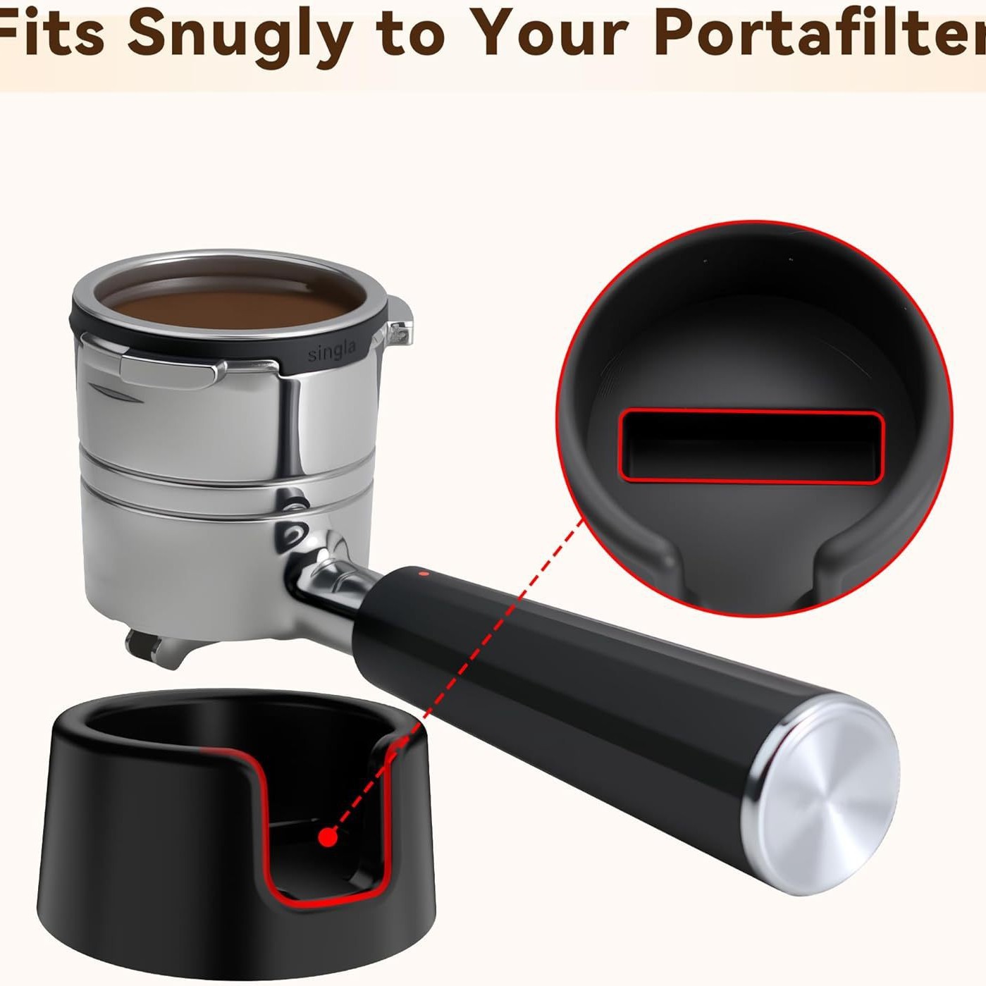 Silicon Portafilter Holder Esp - огляд і ціна Equipment Of Coffee Machine