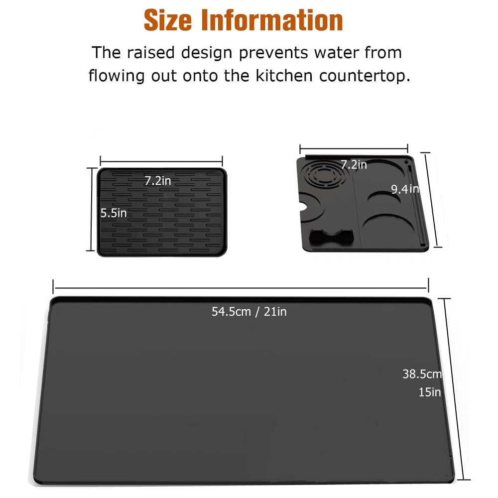 Silicone Coffee Maker Mat 3 in - огляд і ціна Coffee Equipment Tray