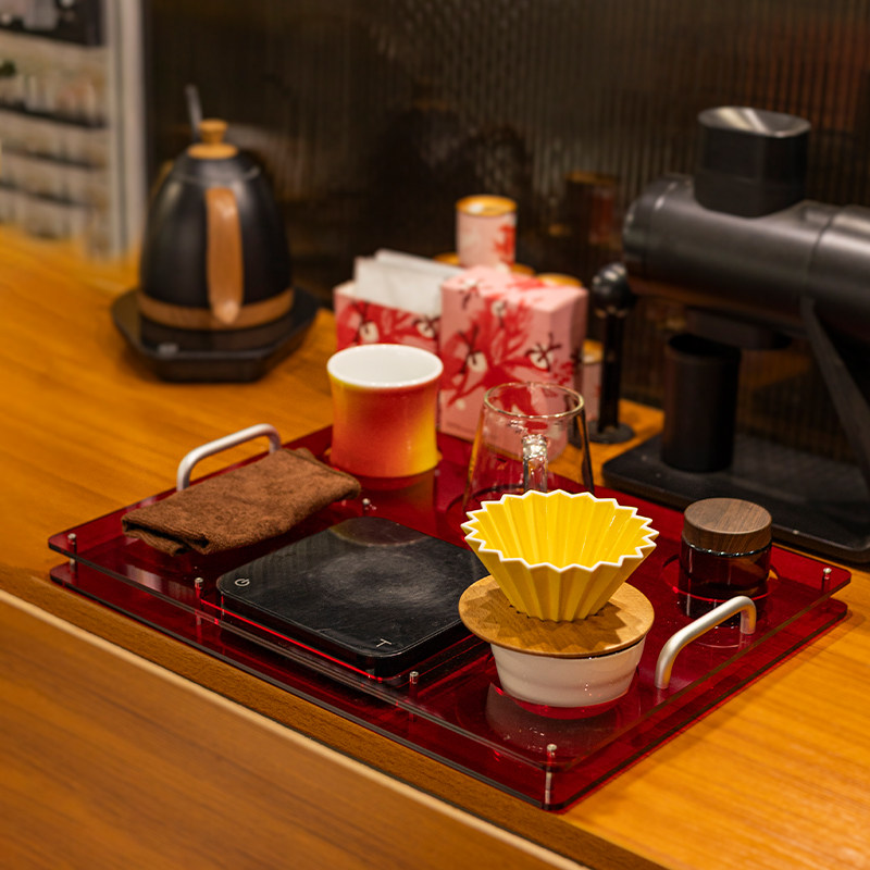 Acrylic coffee tray, used to s - огляд і ціна Coffee Equipment Tray